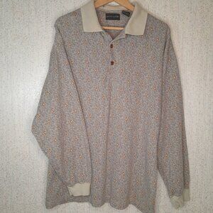 Vintage Pierre Cardin Long Sleeved Polo-Style Shirt